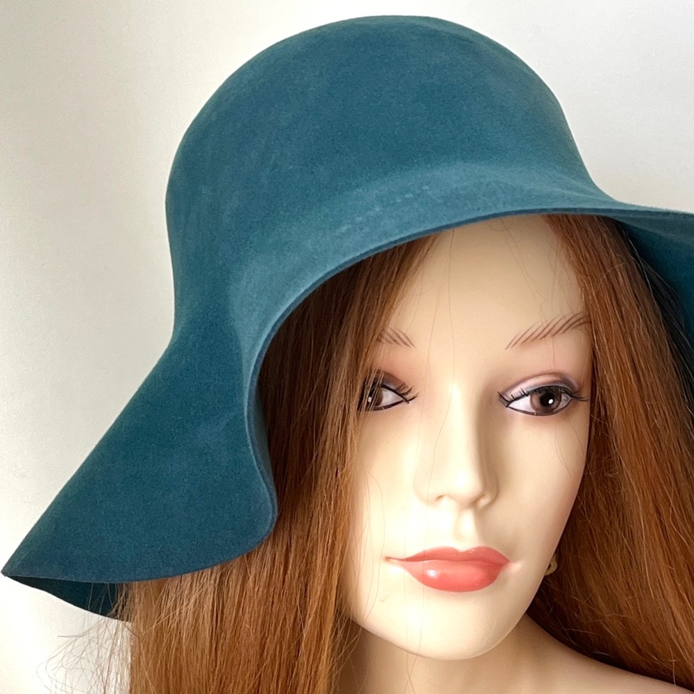 Vintage Borsalino Floppy Hat | Women’s Fur Felt Wide Brim Fedora Made in Italy